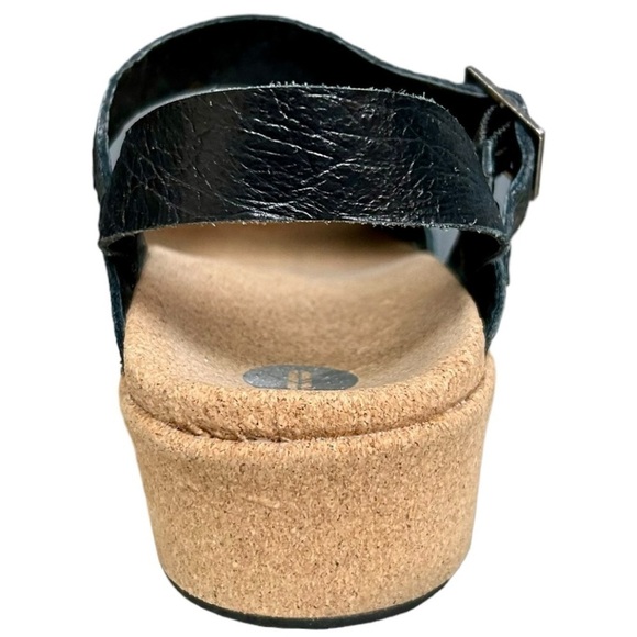 Revitalign Platform Leather Buckle Sandals, Size 6 EUC Vacation Casual Sandals - Picture 5 of 10